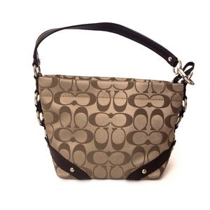 Coach Small Carly Signature Hobo Mini Bag